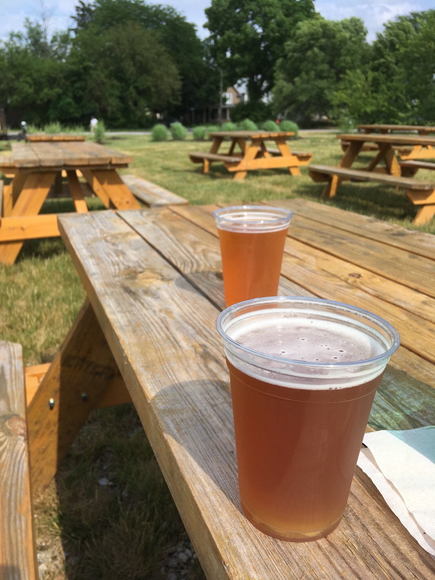 Junk Ditch Brewing offers outdoor seating, too.