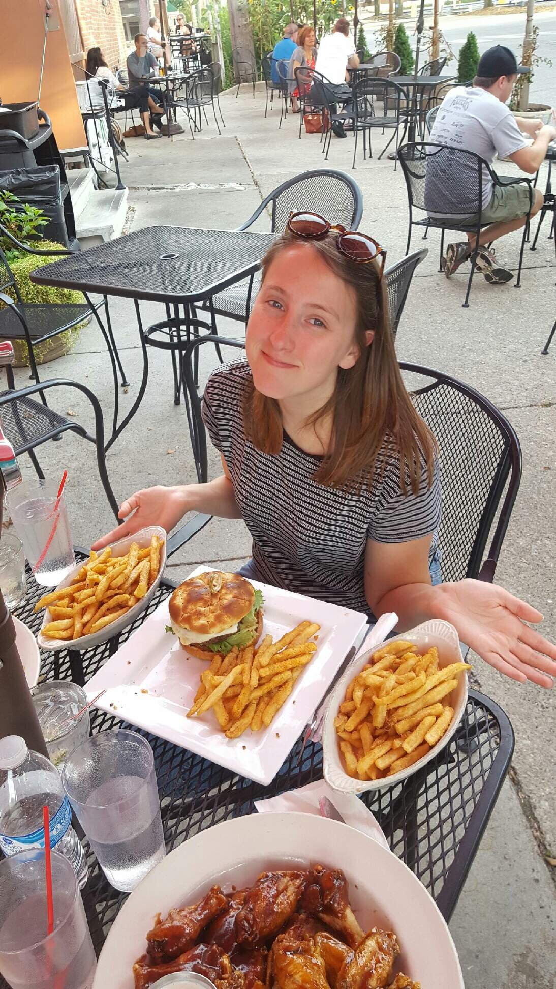 In the summertime, you’ll find me on the Henry's patio drinking G&T’s.