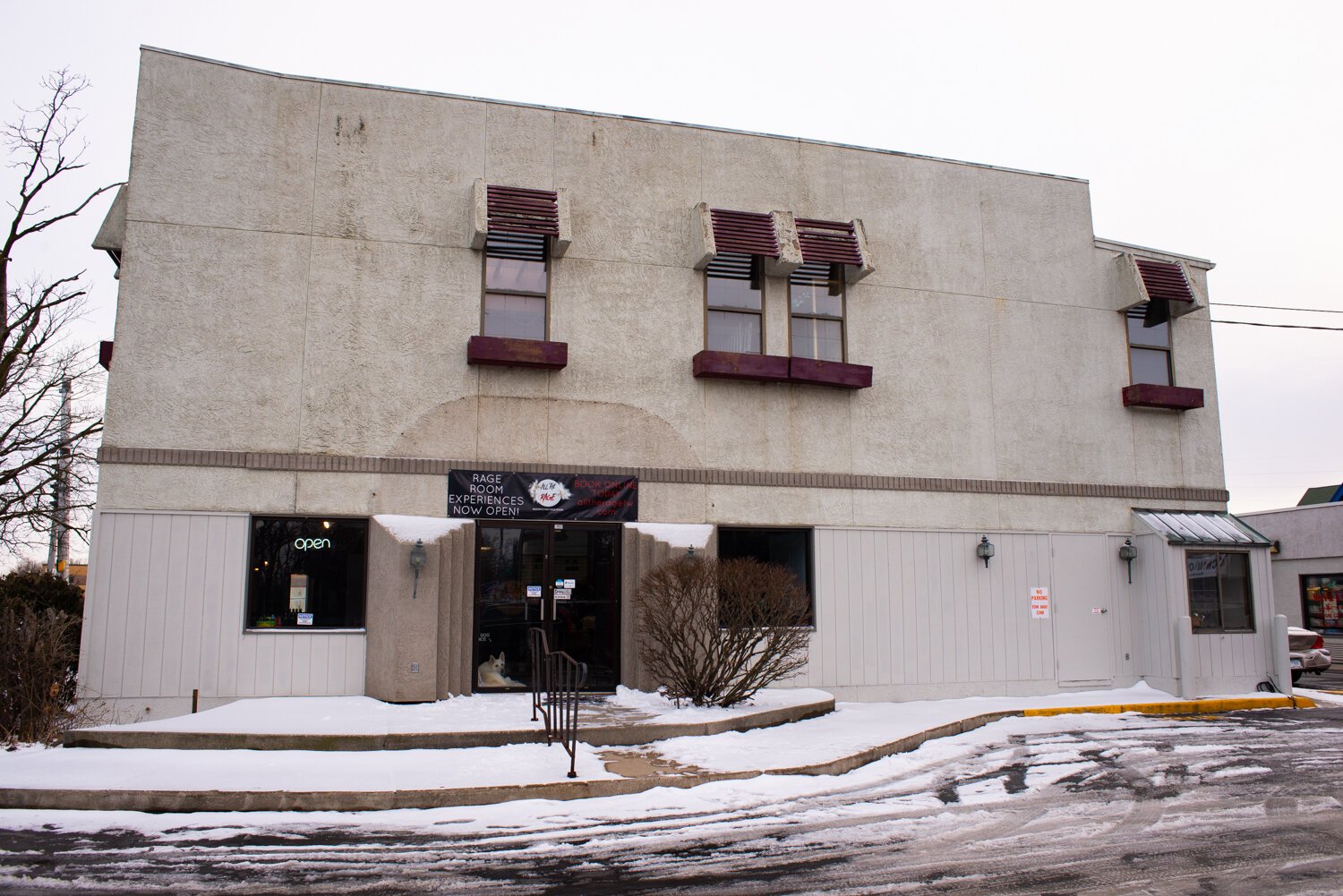 Exterior shot at All the Rage, 2307 Spy Run Ave.