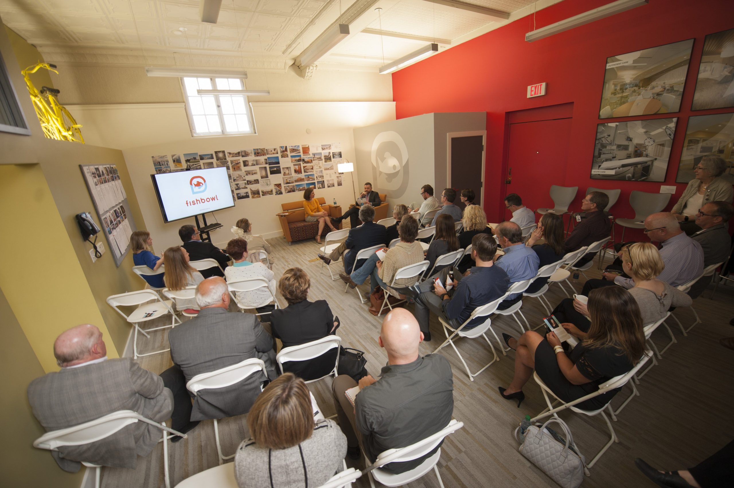 A Fishbowl event at MKM's downtown office.