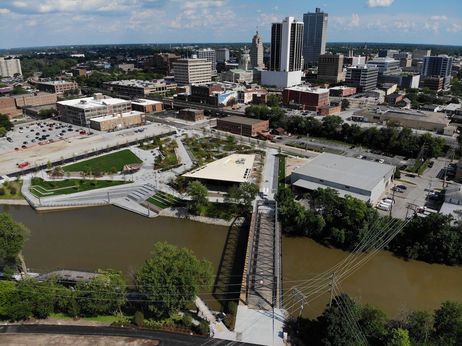 Since Promenade Park opened in August 2019, it has become a popular downtown gathering space. 