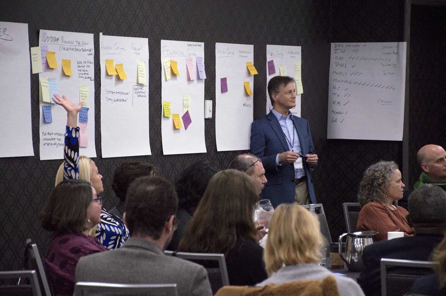 Tony Macklin of Fort Wayne hosts a workshop at the IFC's CO Impact Days.