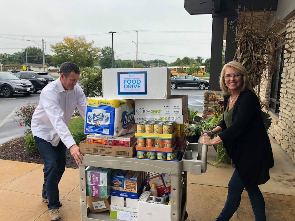 Volunteers with the Neighborhood Food Network at Associated Churches.