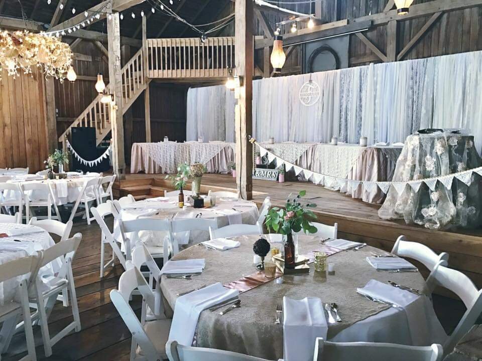 If a rustic, barn wedding in the countryside what you envision, consider Lakeside Occasions.
