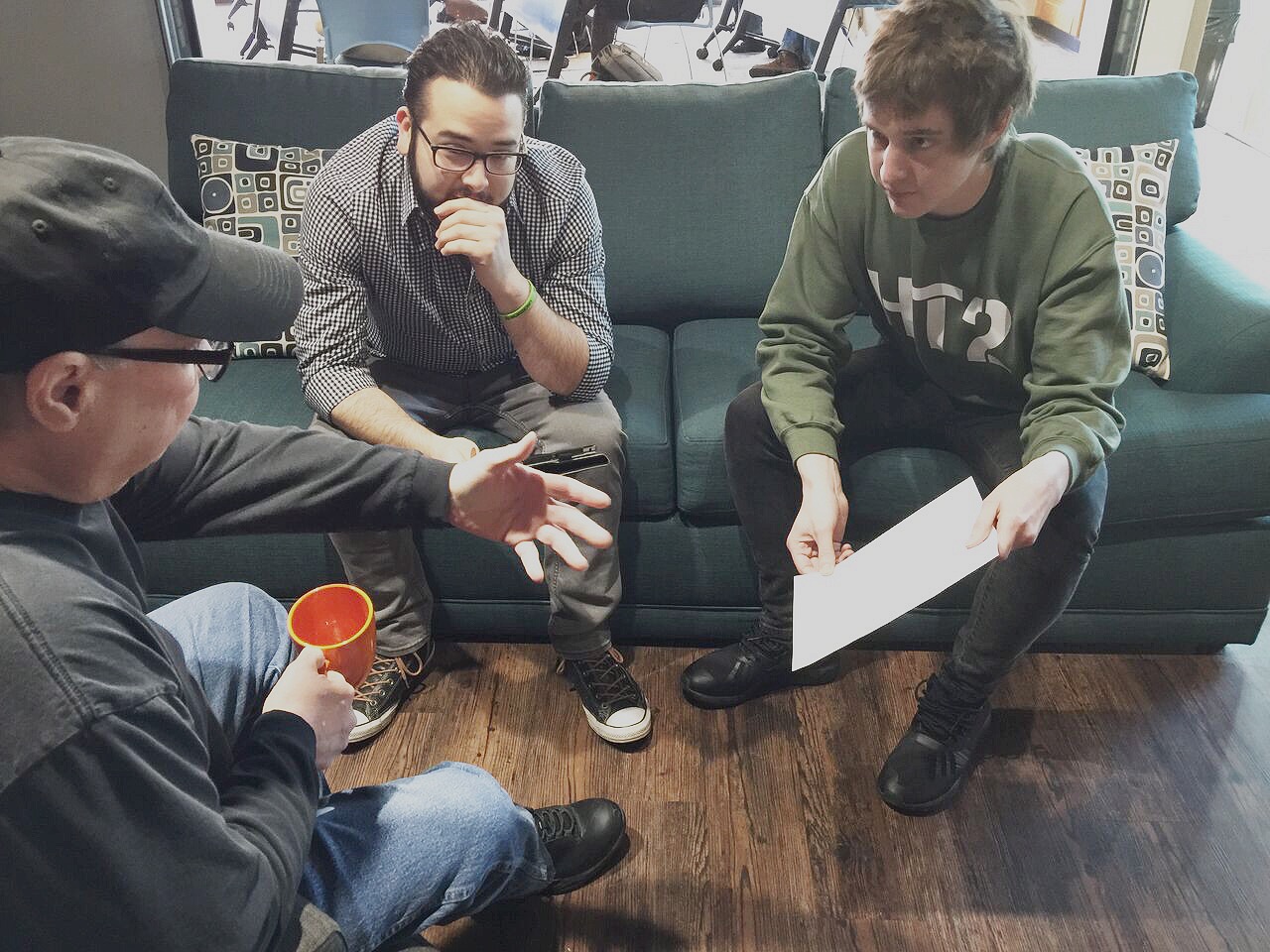 Entrepreneurs and supporters collaborate at Atrium in downtown Fort Wayne.