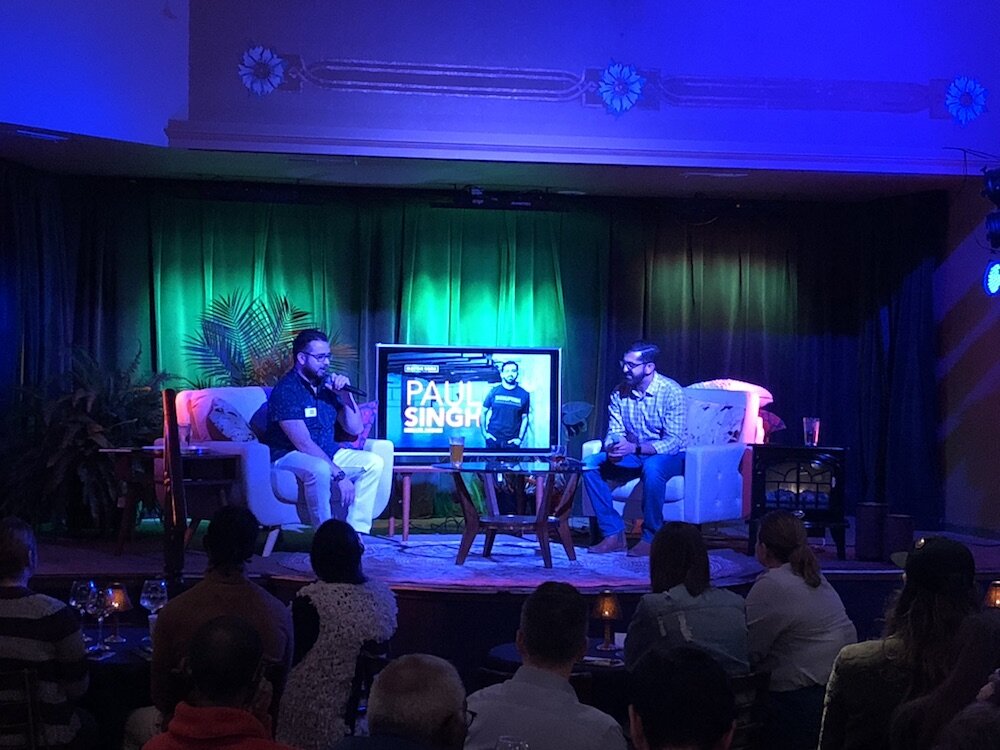 Last year's keynote conversation at Startup Week.