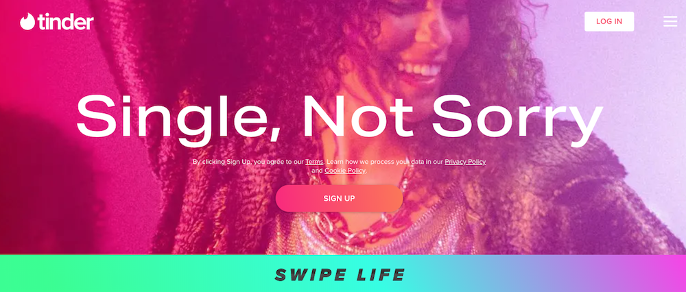 Tinder is a popular dating app, but I couldn't bring myself to do it.