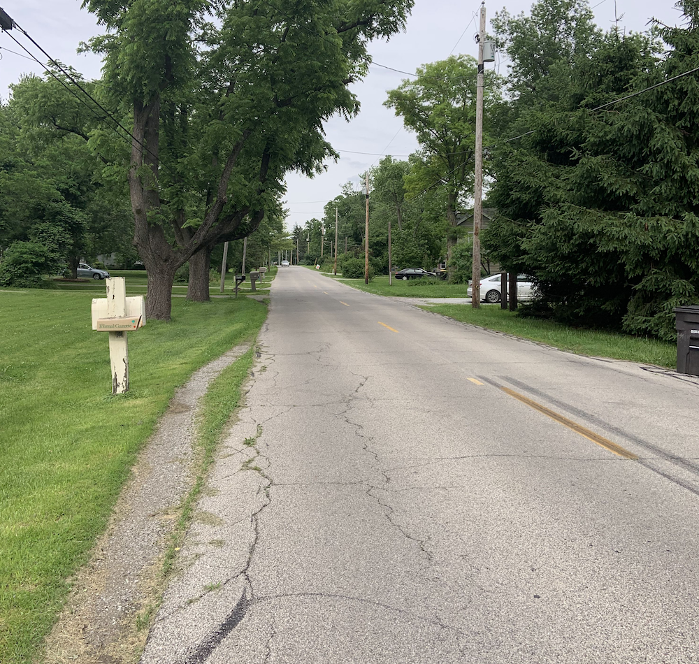 Outside of downtown, sidewalks in Fort Wayne are scant.