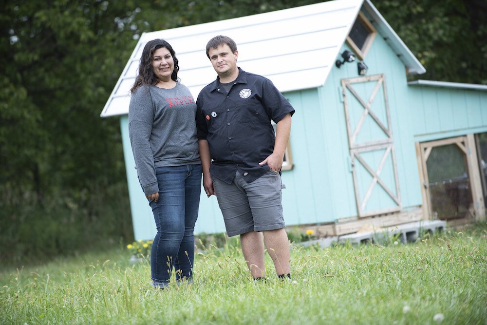 Blanca and Edison Bender of Ambrosia Orchards.
