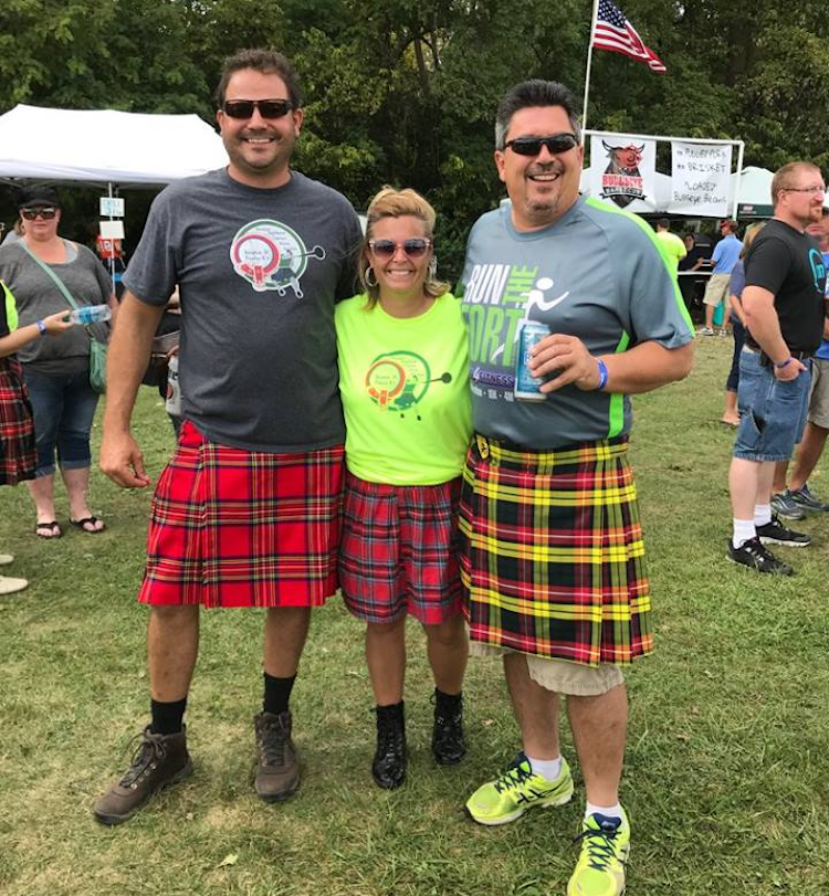 At Decatur's Highland Games, men and women alike wear kilts.