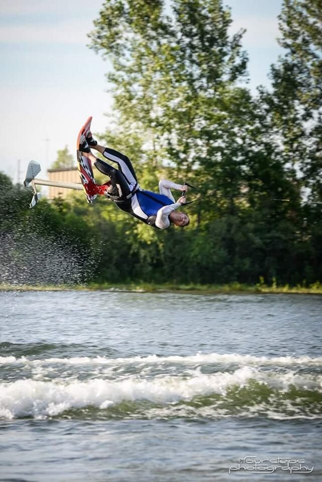 The Lake City Skiers provide free water ski shows to the public at Hidden Lake.