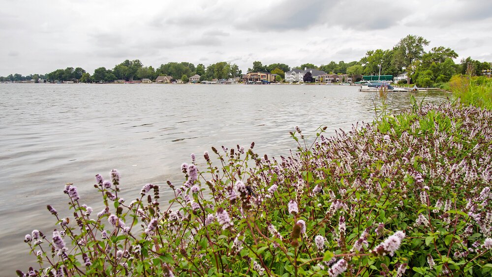 Lakefront property contributes to the economic impact of Warsaw's lakes.