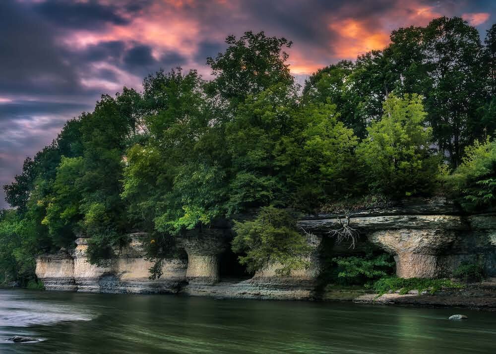 One rare piece of land ACRES owns is the Seven Pillars of the Mississinewa in Peru, Ind.