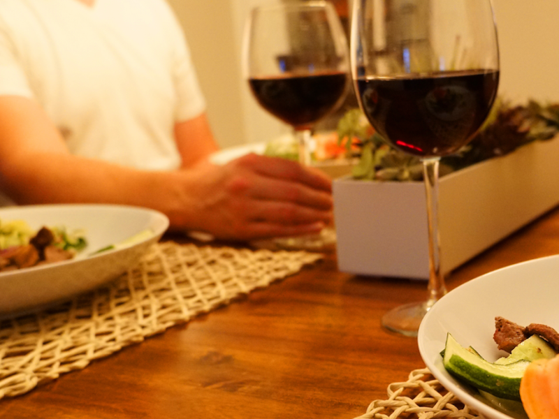 Stephen Bailey hosted a series of community dinner conversations at his house in the 46802 zip code.