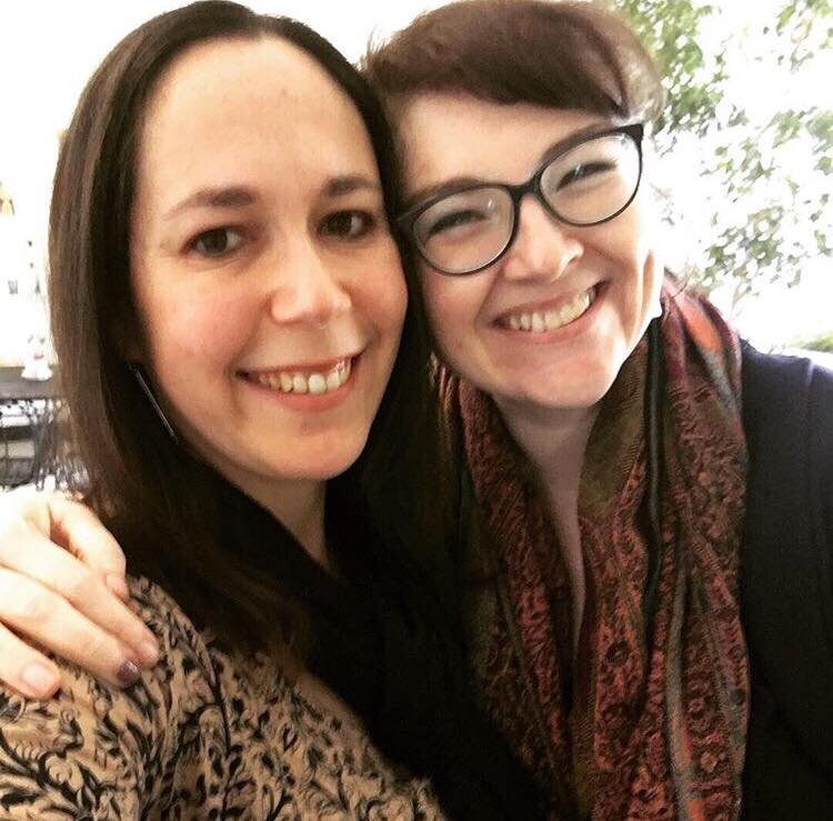 Gottesman, left, and Traci Henning-Kolberg, right.