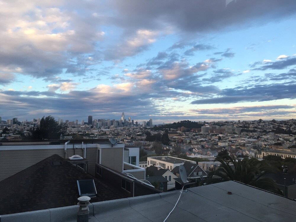 Jille Eikenberry's view from her San Francisco home.