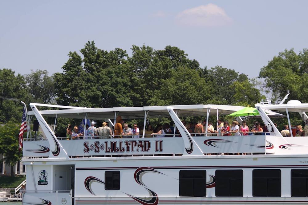 The SS Lillypad II is a floating event venue that carries up to 110 passengers.