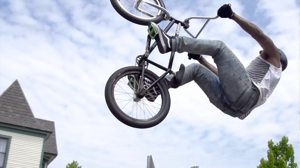 BMX stunts are a crowd favorite at the FSTF.