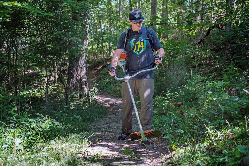 KC Velo Club members maintain the trails they ride.