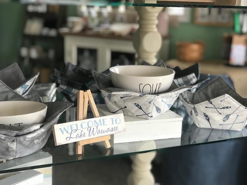 The Gift Shop at Wawasee pays tribute to Indiana’s largest natural lake.