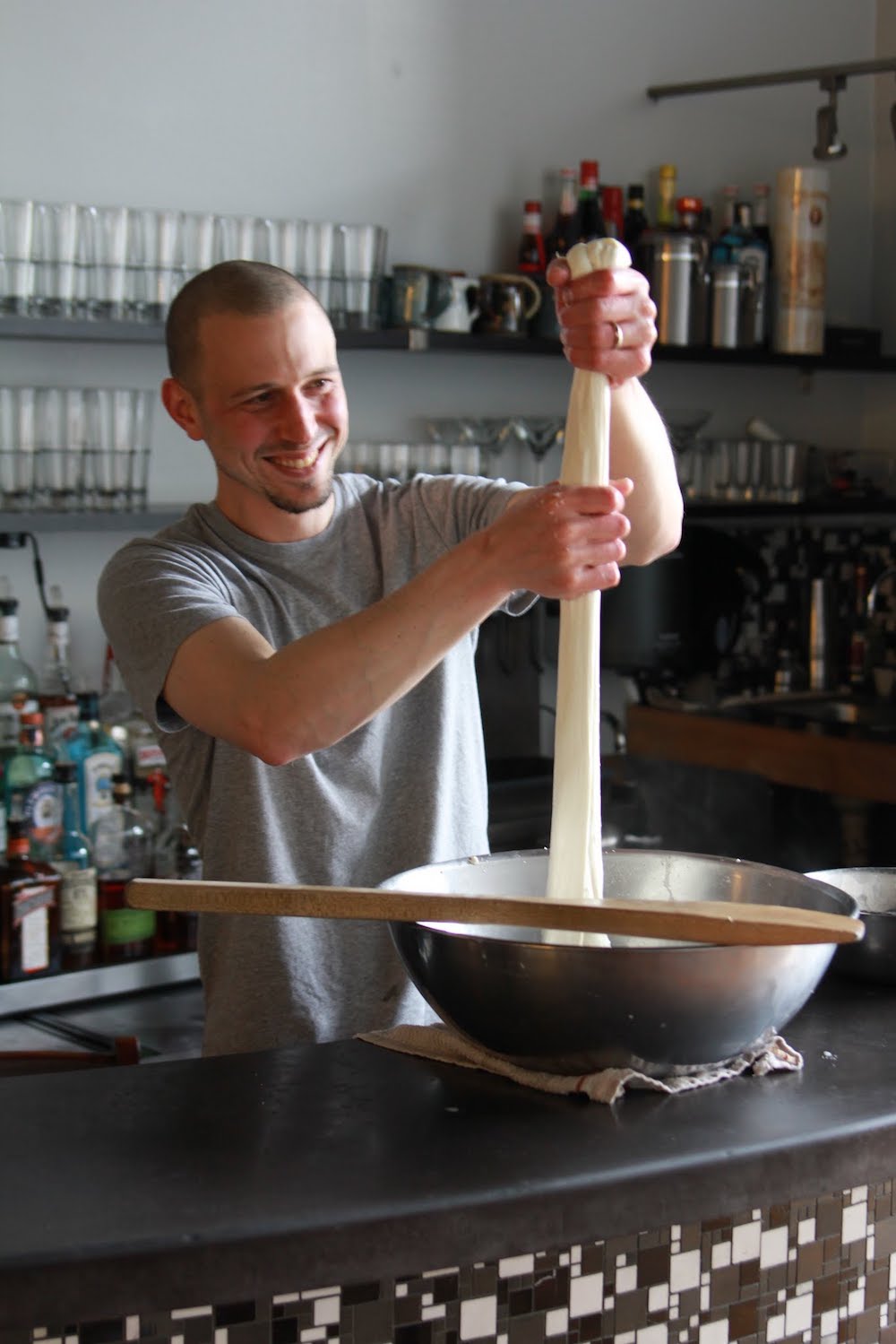 Justin Venturi, along with Goshen entrepreneurs Eric Kanagy and Troy Pippenger, started Pizzeria Venturi in 2009.