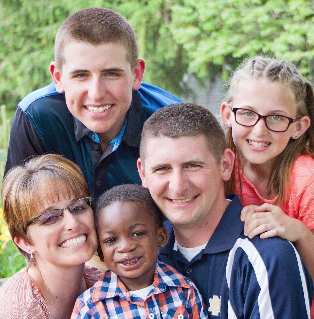 Molly Snyder, left, and her family hosted a Ray of Hope child.