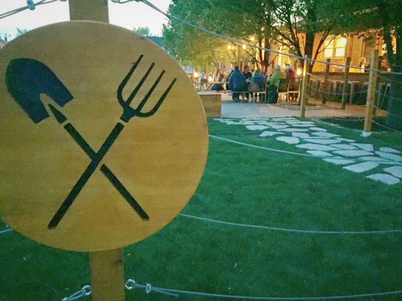 The Garden at Cerulean Restaurant opens each summer.