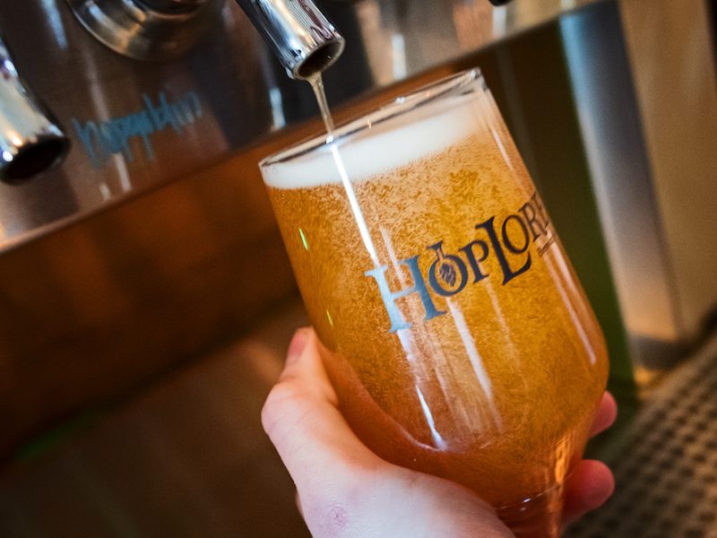 HopLore Brewing offers locally inspired and brewed beers.