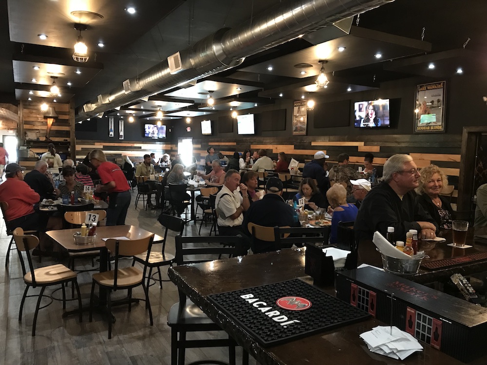 Inside Man Cave Brewing Company's new space.