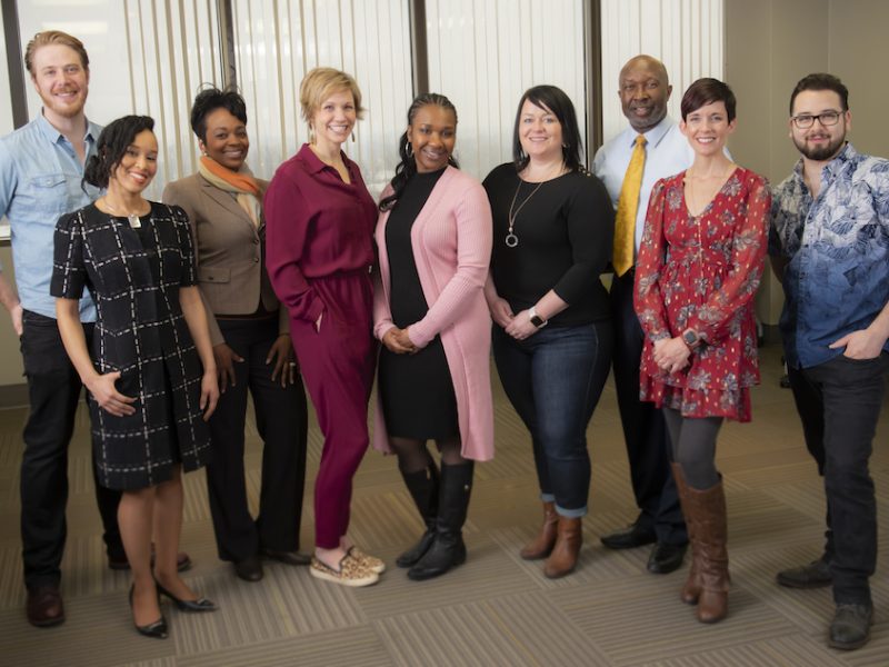 Nine of Fort Wayne's Build course facilitators.