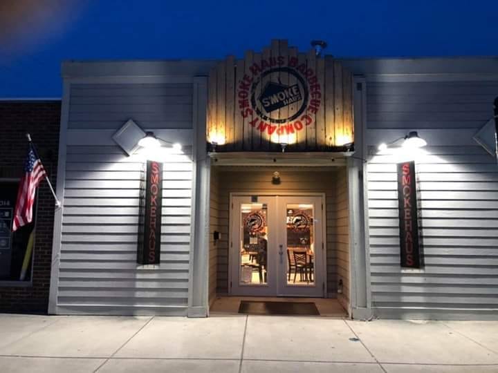 Smokehaus BBQ restaurant is located at 717 Broadway St. in downtown New Haven. 