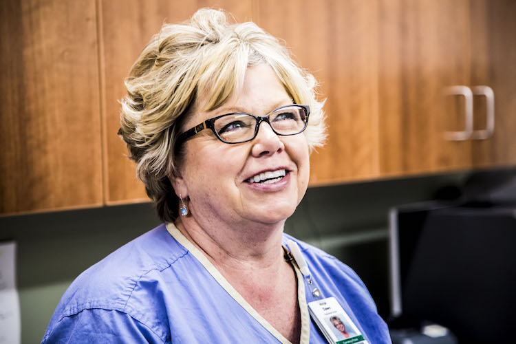Dawn Rosbrugh, a RN, works in the operating room at Parkview Regional Medical Center.