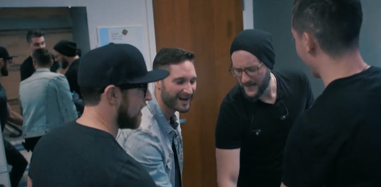 The band prepares for their March performance at the Clyde theatre, opening for Los Lobos.