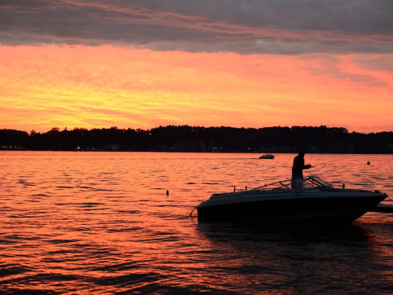A northeast Indiana sunset, like this one in Angola, inspired the regional brand for talent attraction.