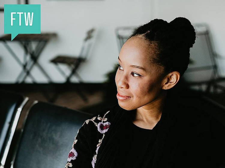 Réna Bradley spoke at CreativeMornings Fort Wayne in February.