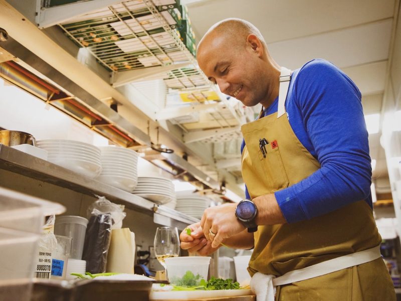 Caleb France is the head chef at Cerulean in the Village at Winona.