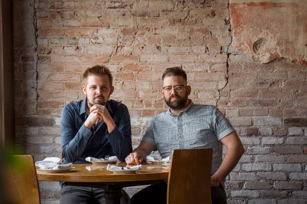 Andrew Holladay, left, and Andrew Jones, right, of Rua.