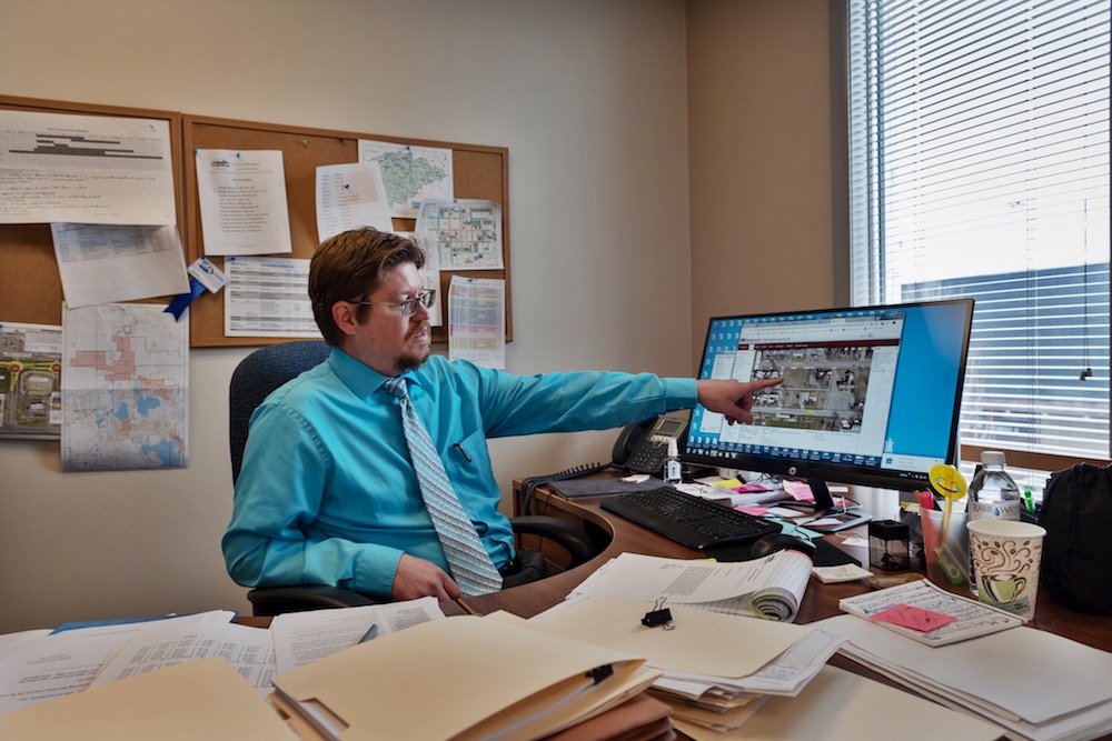 Jeremy Skinner is a city planner working on the Buffalo Street Project.