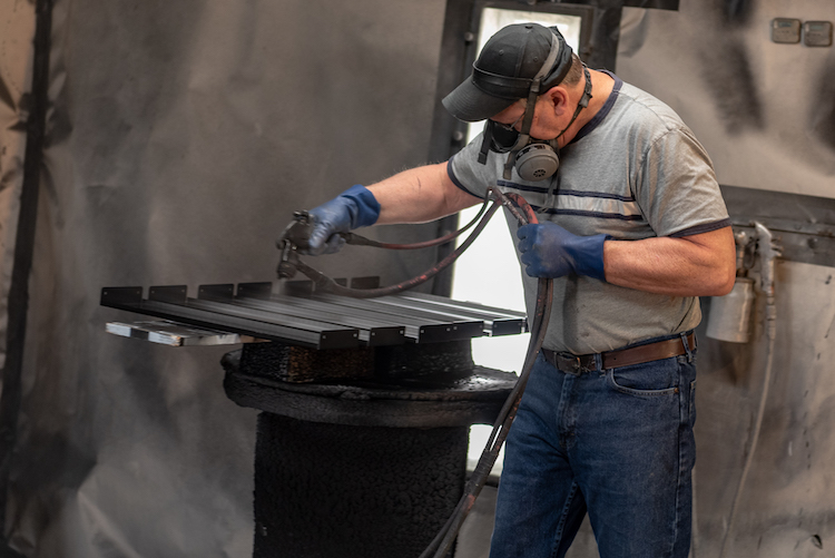 Jensen Cabinets does their own metal work.