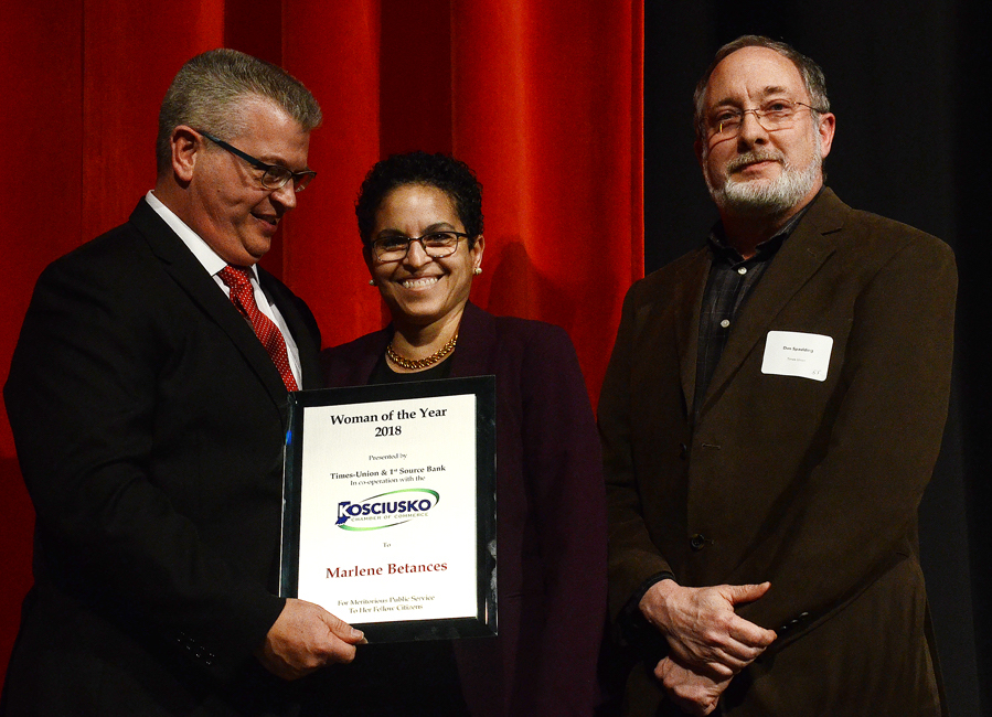 Mulero-Betances was named Kosciusko Chamber of Commerce’s 2018 Woman of the Year.