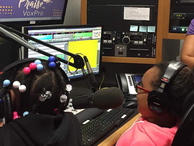 Wonderfully Made students get experience on-air with Rhythm & Praise radio.