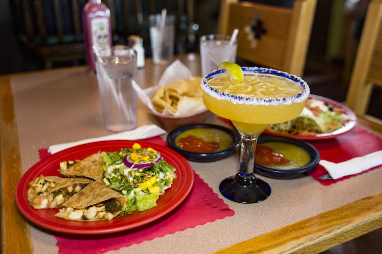 El Azteca has deals where two people eat for $30.