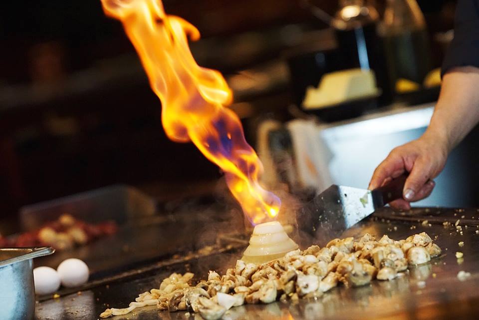 At Takaoka, meals are cooked right before your eyes.