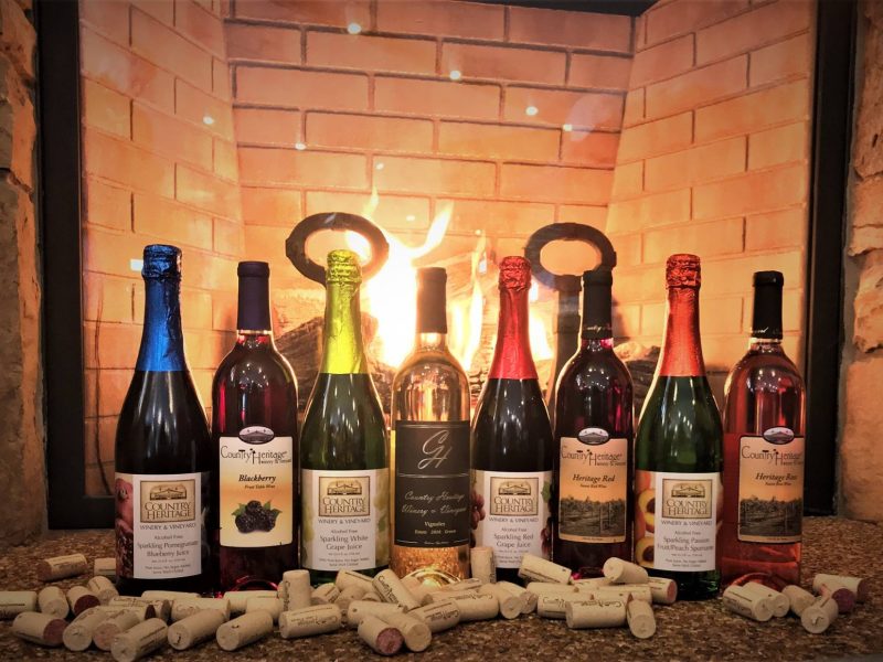 Country Heritage winery offers a cabin-like atmosphere in Laotto.