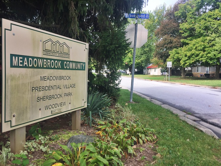New trails will run through the Meadowbrook Community behind the New Haven Community Center.