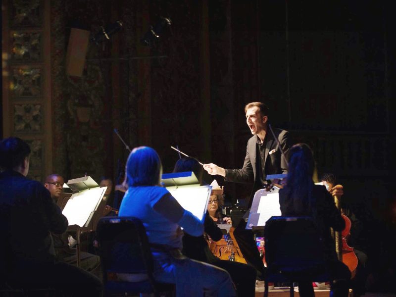 Caleb Young is the Staff Conductor of the Fort Wayne Philharmonic.