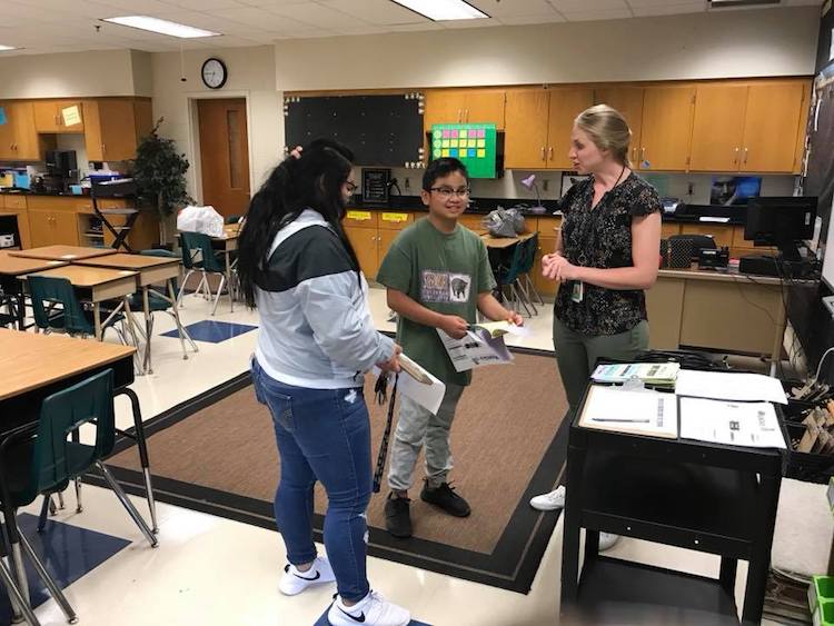 Teachers in East Allen County Schools give students and families personal attention.