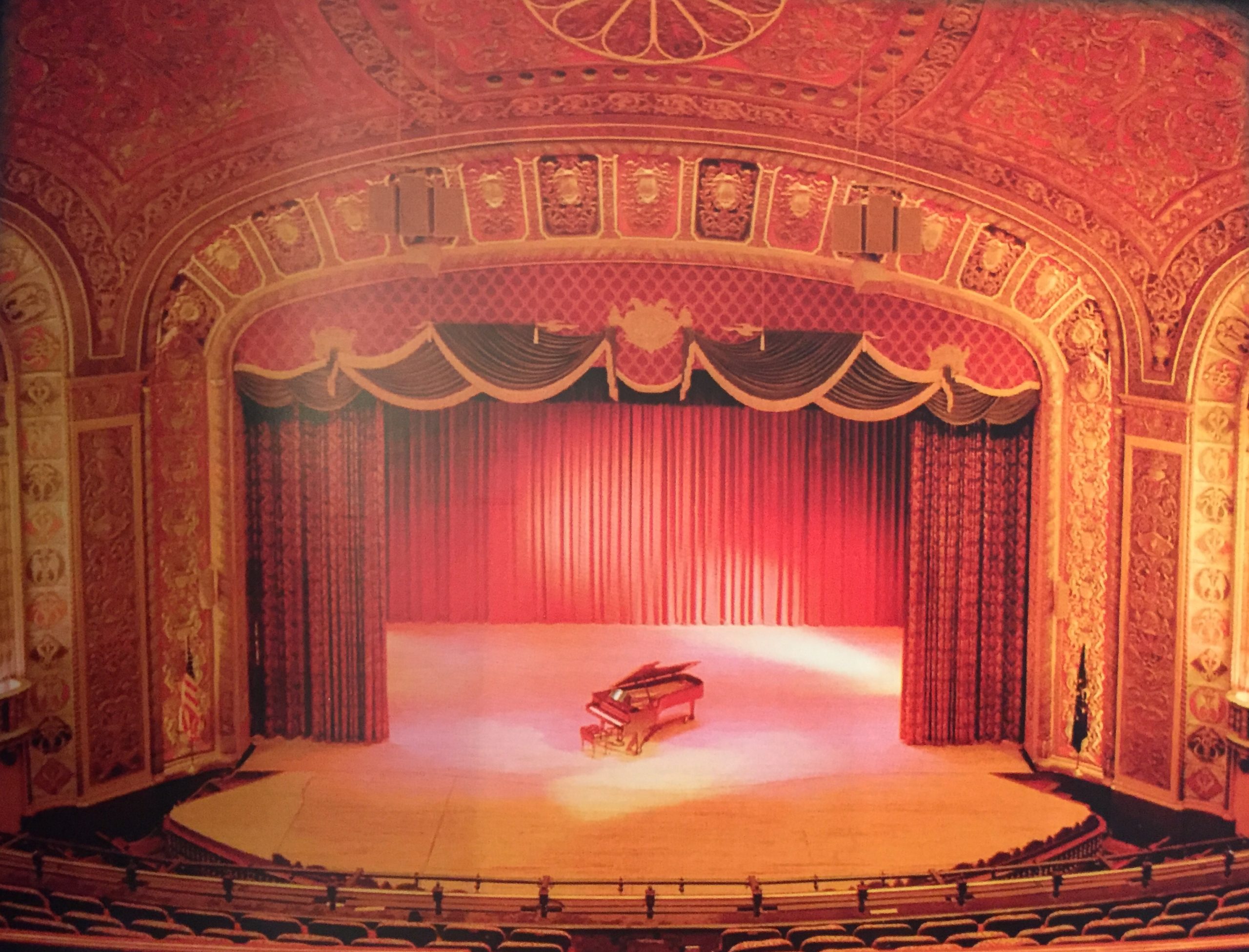 The stage of the Embassy Theatre.