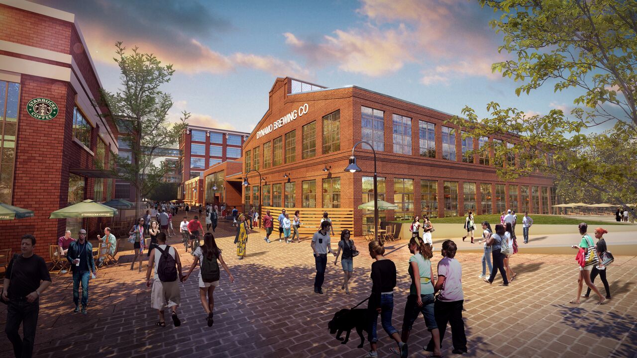 Electric Works is expected to be a mixed-use cultural district with loft apartments, an incubator office space, and a food hall.