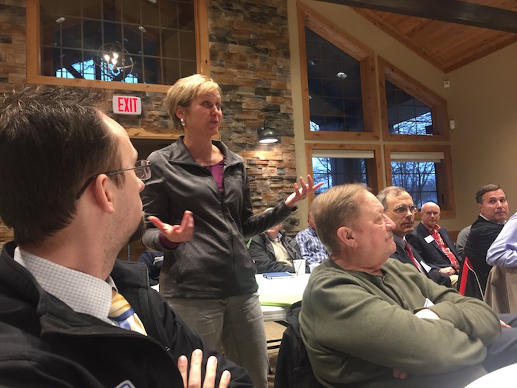 Members of the NewAllen Alliance meet monthly to share ideas and discuss plans for East Allen County.